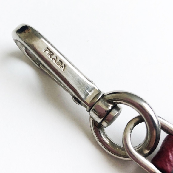 Prada Bag Charm Robot Key Ring Accessory Saffiano Leather HTF Rare with COA - Picture 7 of 8